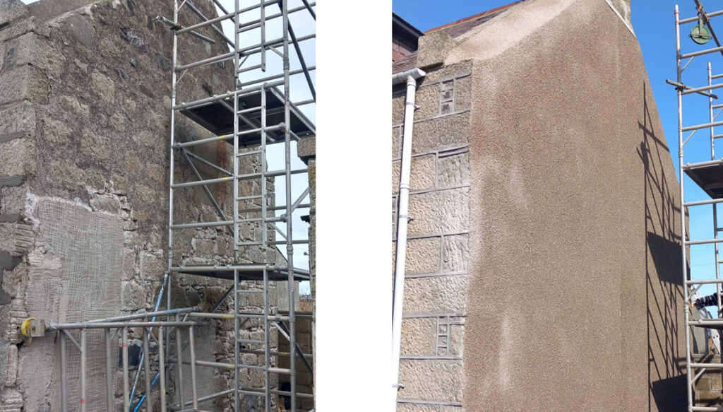 cement work pointing house in Aberdeen