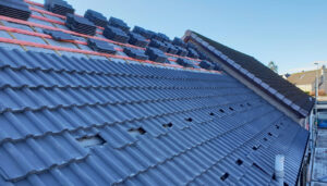 Roofers work in progress Aberdeen