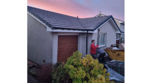 Roof with brand new roof tiles